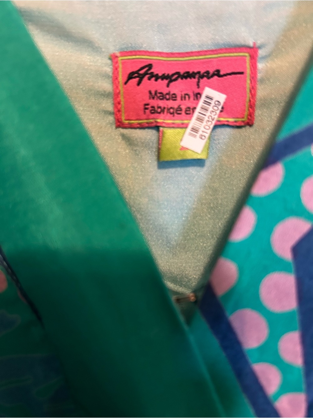 Silk Maxi dress schools out fish print from Anthropologie - Picture 10 of 10